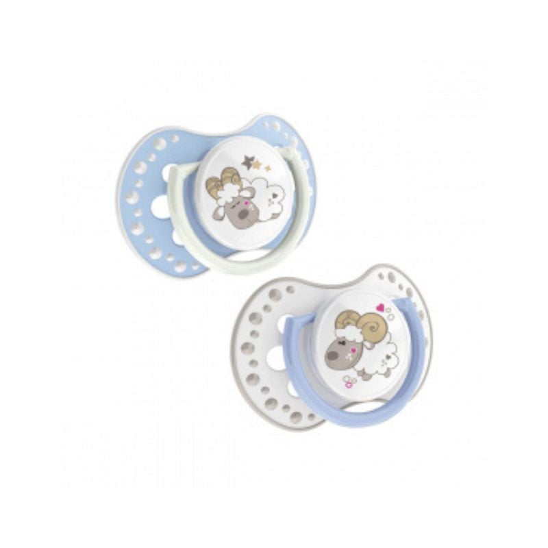 LOVI Suzeta Silicone Dynamic Night&Day baiat 22/811, Oita, 6-18 luni, 2 bucati