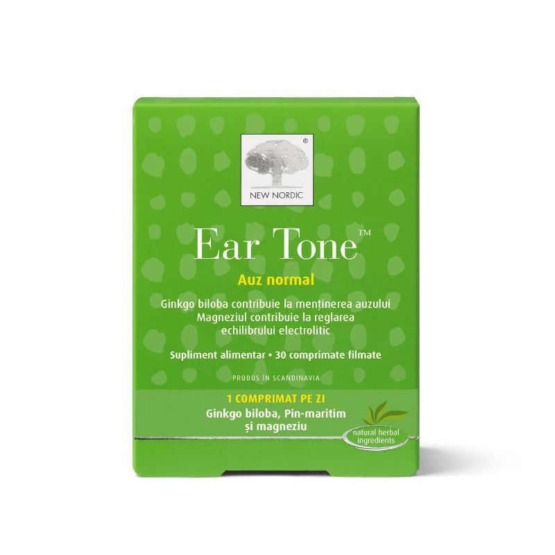 Ear Tone, 30 comprimate filmate, New Nordic