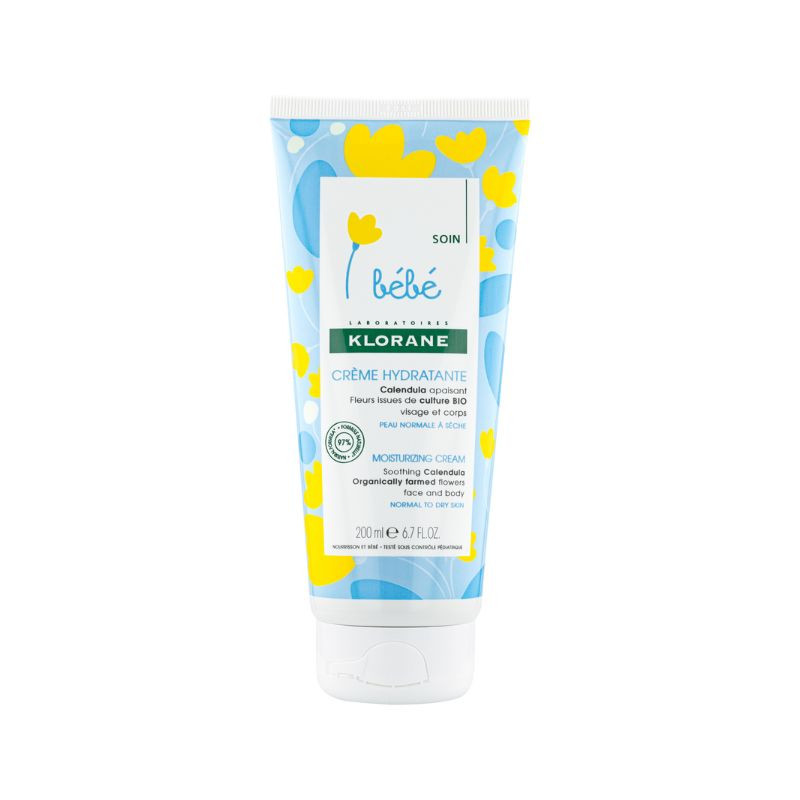 Crema hidratanta pentru fata si corp, 200 ml, Klorane Bebe
