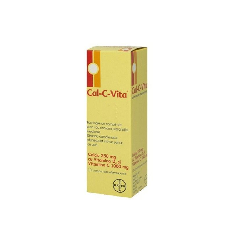 Cal-C-Vita, 10 comprimate efervescente