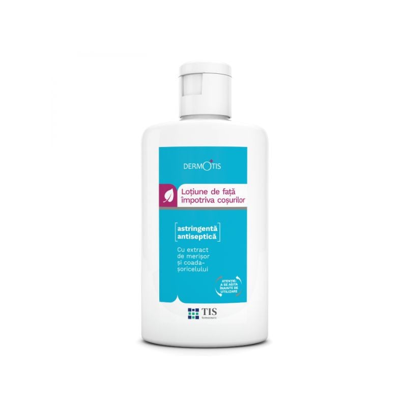 Lotiune de fata impotriva cosurilor DermoTis, 60 ml, Tis Farmaceutic