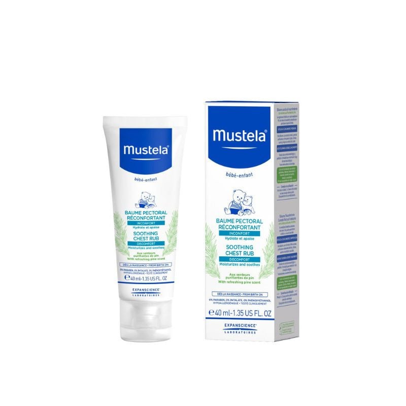 Balsam calmant pentru masaj pectoral, 40 ml, Mustela