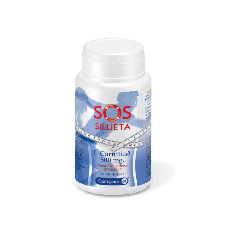 sos silueta l carnitina pareri L-Carnitina Silueta, 500 mg, 60 capsule, Rotta Natura CLA SOS Silueta - 30