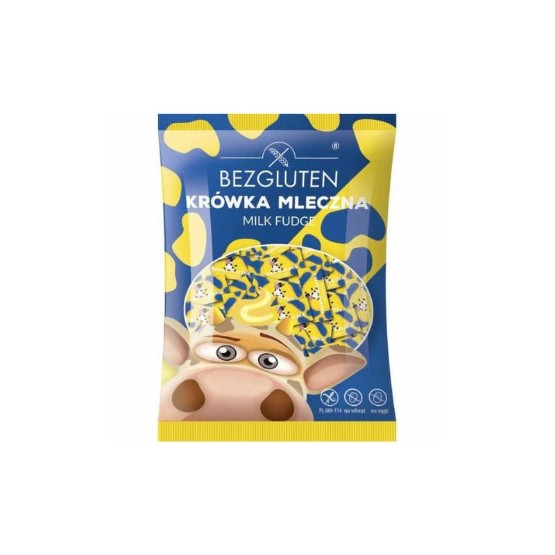 Bezgluten Caramele cu lapte, fara gluten, 200g