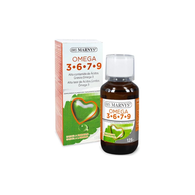 Omega 3, 6, 7, 9, 125 ml, Marnys