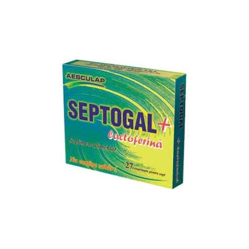 Septogal + lactoferina, 27cpr