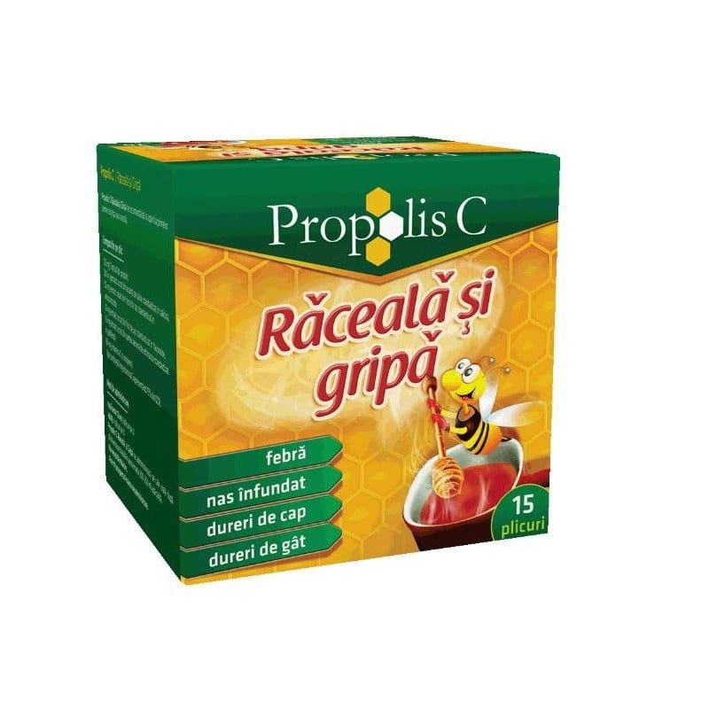 Propolis C Raceala si gripa, 15 plicuri