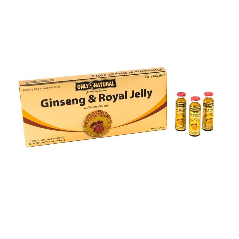 ON Ginseng +  Royal Jelly 200+300mg, 10 fiole