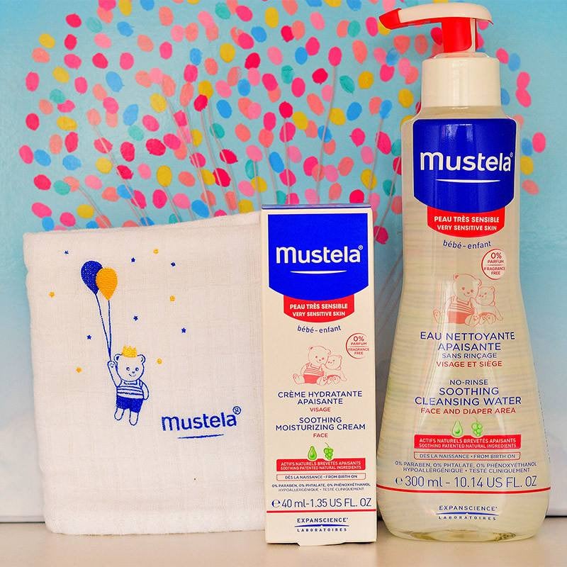 Mustela Pachet Fluid de curatare fara clatire  + Crema hidratanta fata