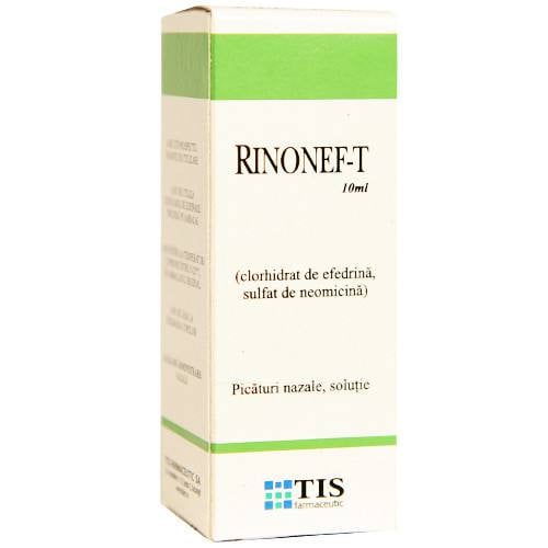 Rinonef T- picaturi nazale  x 10 ml    TIS