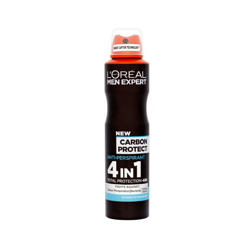 L'OREAL MEN Antiperspirant CARBON PROTECT x 250 ml