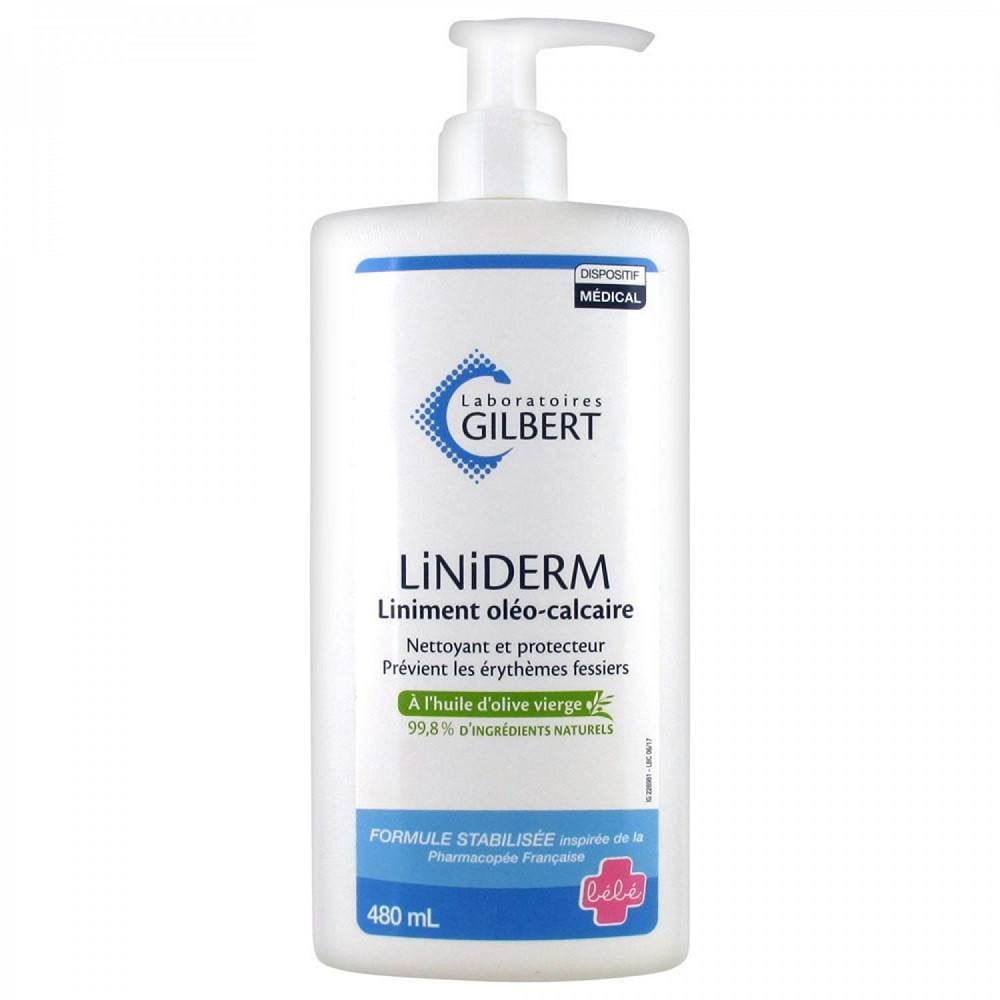 LINIDERM, crema scutec cu pompita, 480 ML