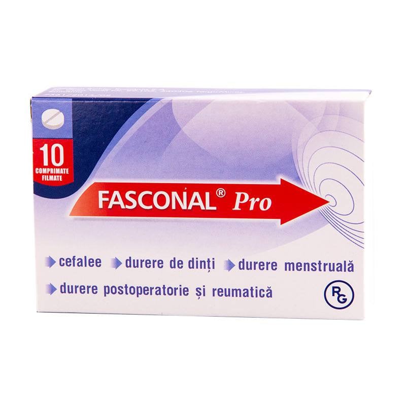 Fasconal Pro, 10 comprimate filmate