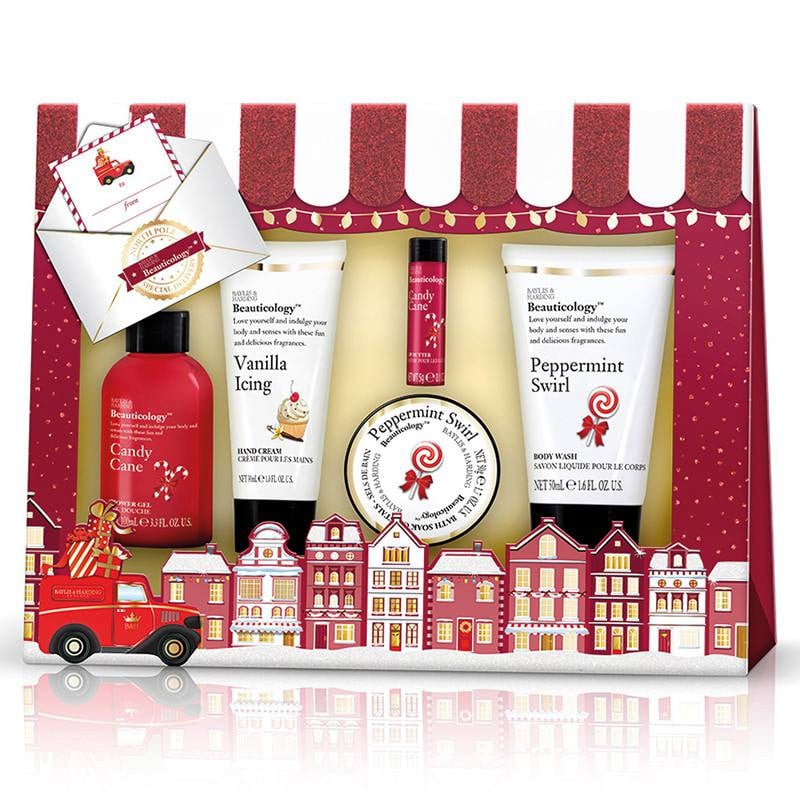 Baylis and Harding Set 5 piese - Sapun Lichid 50ml/ Gel dus 60ml/ Crema maini 30ml/ Sare baie 70g/ Balsam buze 5ml BCRD18TRYME