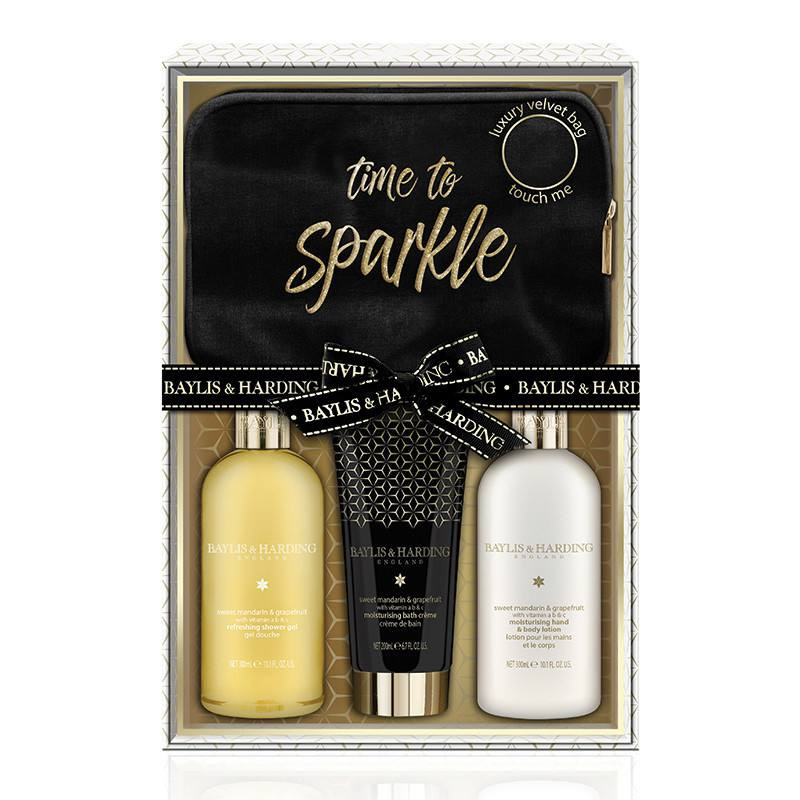 Baylis and Harding Set cadou Quartet Sweet Mandarin and Grapefruit Luxury Wash Bag Gift Set