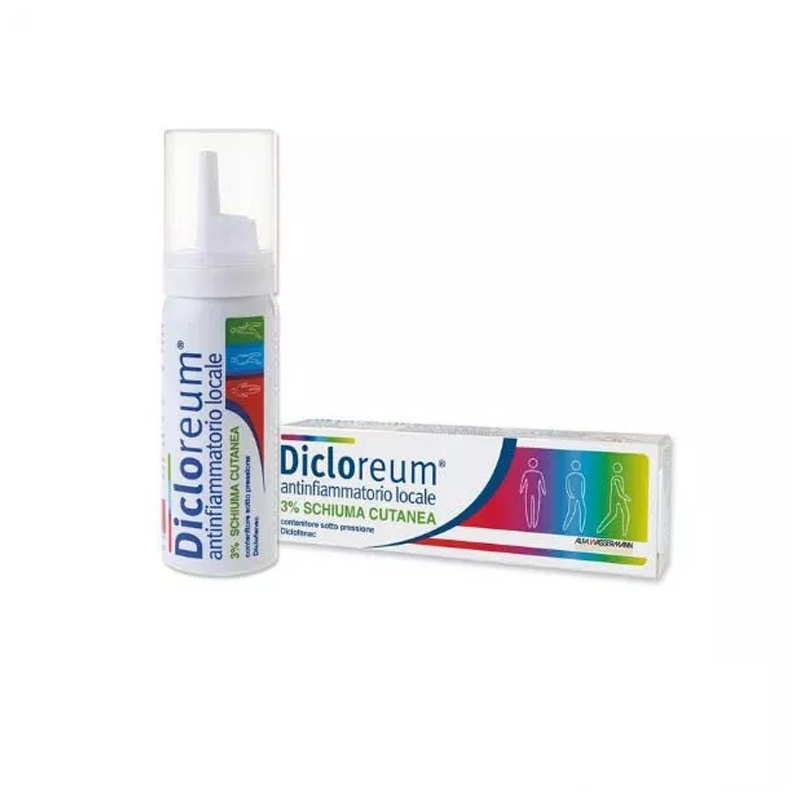 Dicloreum 30 mg/g x 46.5 g spuma cutanata