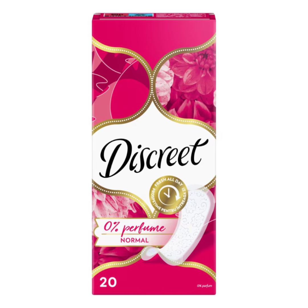 Absorbante Normal plus, 20 bucati, Discreet