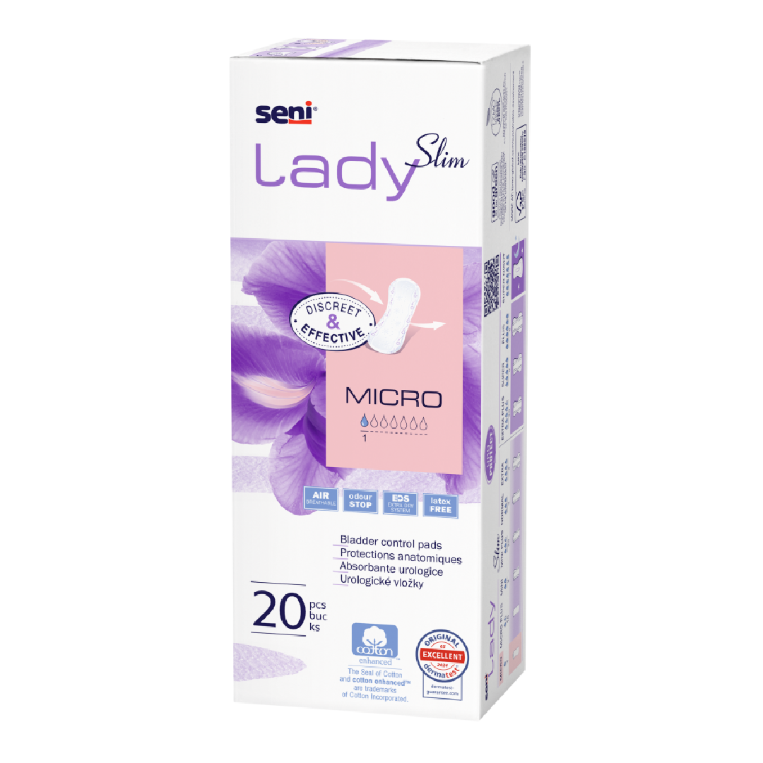 Absorbante urologice pentru incontinență Lady Slim Micro, 20 bucati, Seni