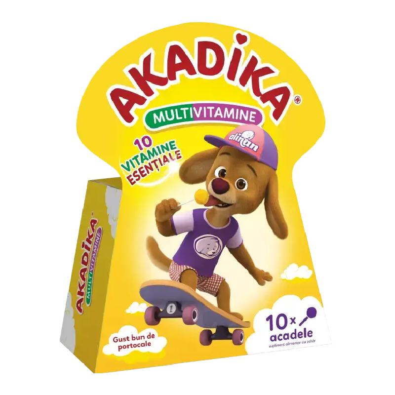 Acadele Multivitamine, 10 bucati, Akadika | Spring Farma