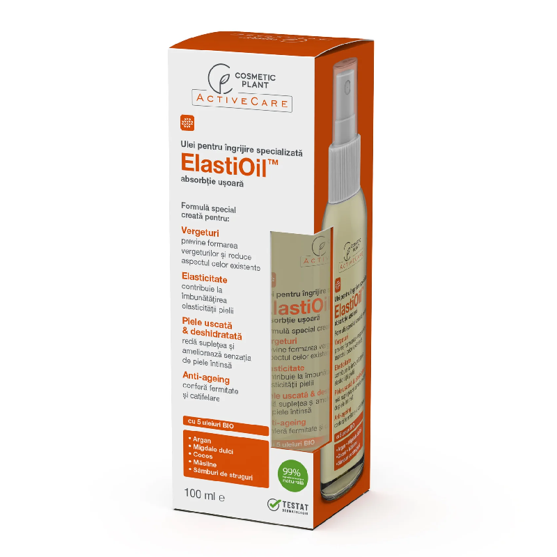 Ulei pentru ingrijire specializata Active Care ElastiOil, 100 ml, CosmeticPlant