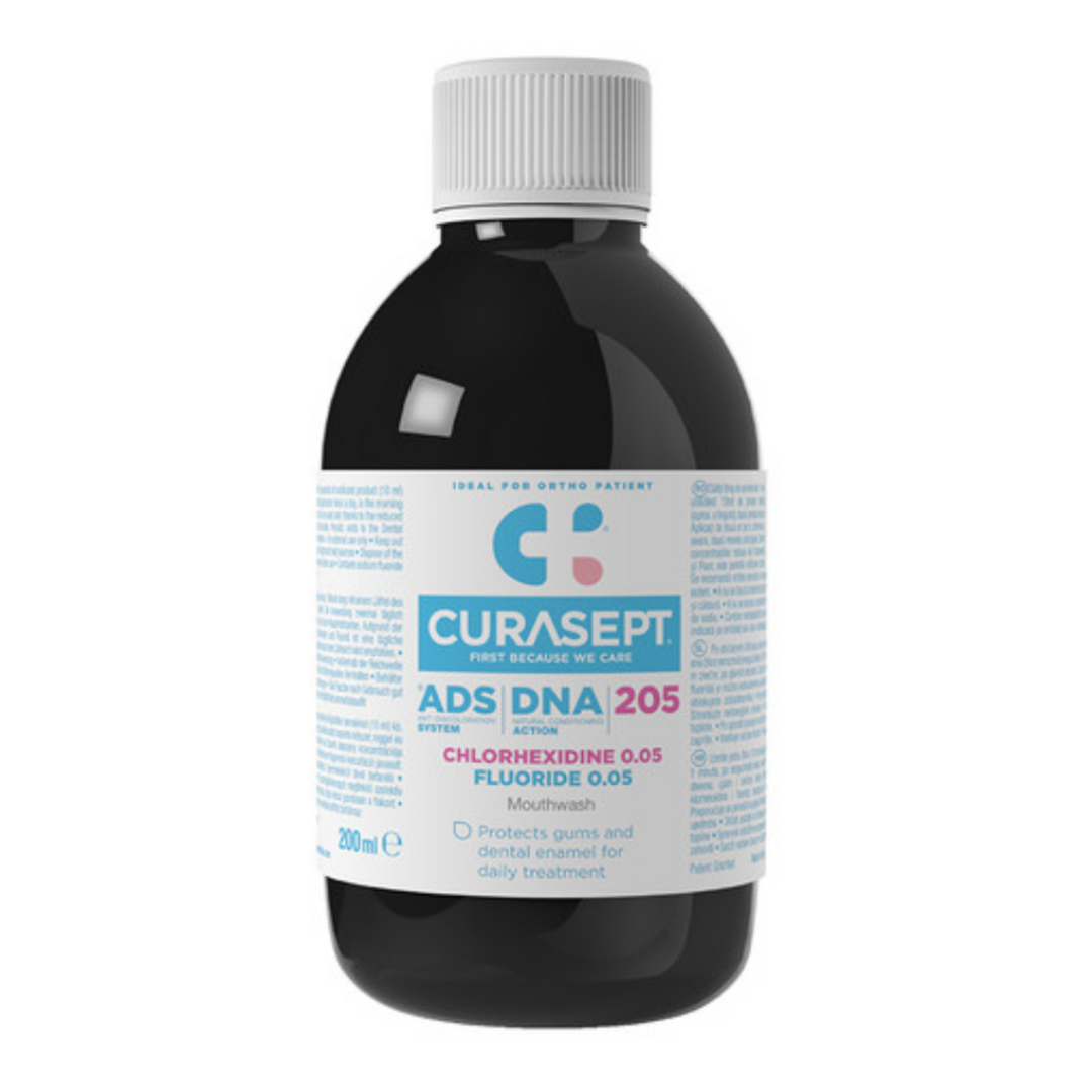 Apa de gura ADS DNA cu 0.05% clorhexidina, 200 ml, Curasept