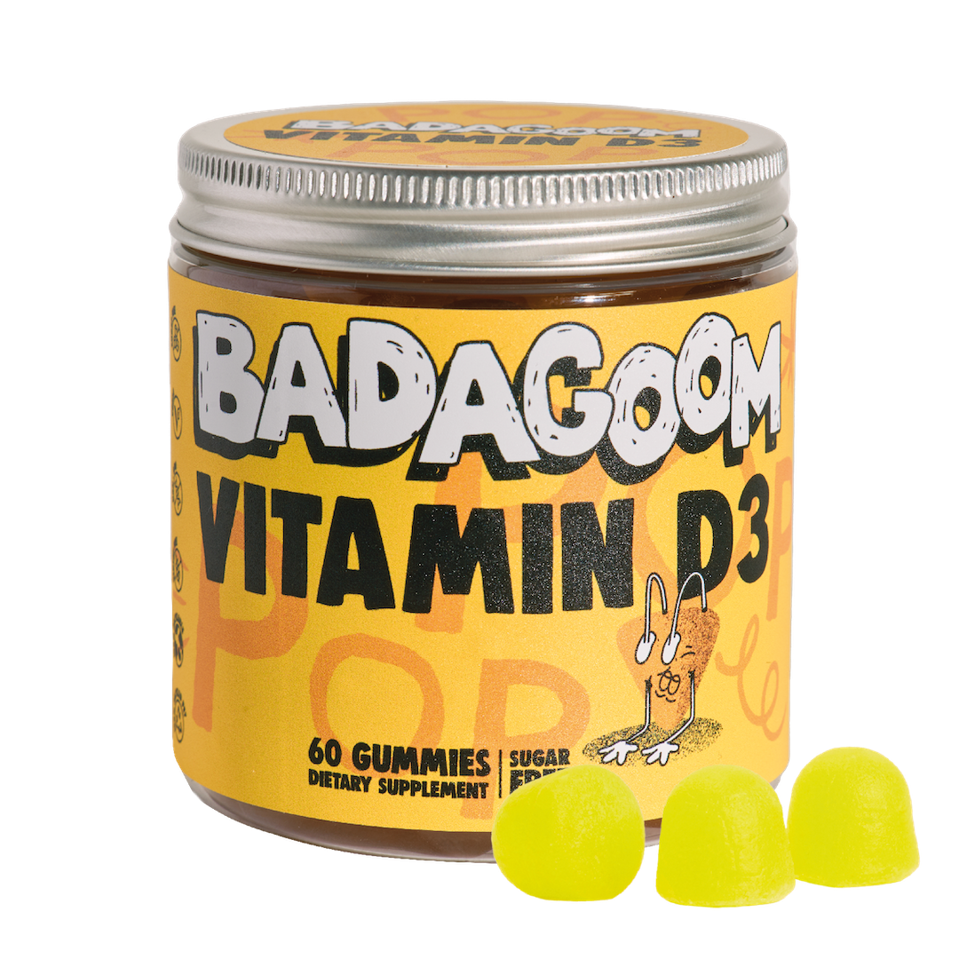 Vitamin D3, 60 jeleuri gumate, Badagoom