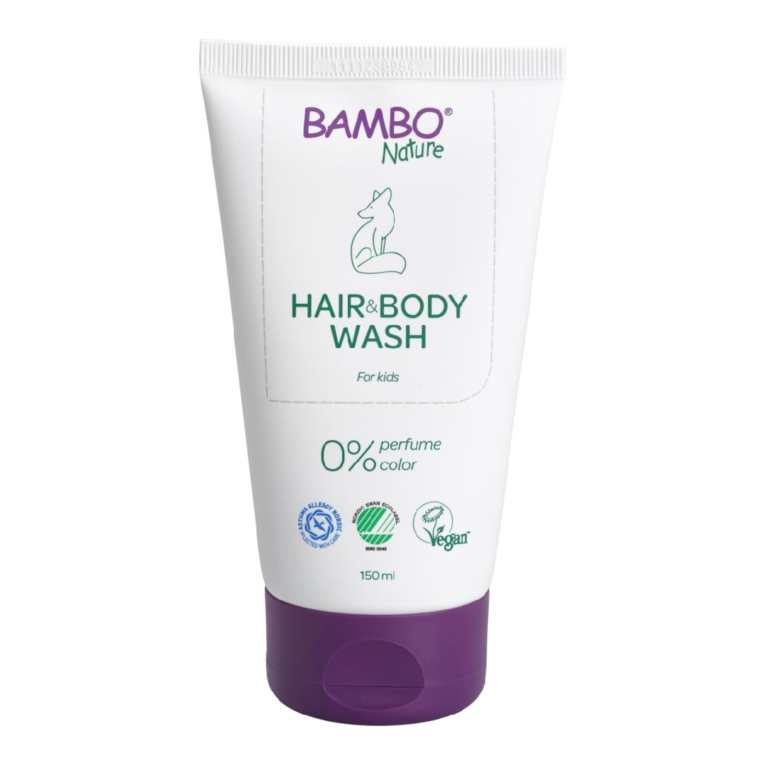 Gel pentru spalare corp si par 2in1, 150 ml, Bambo Nature