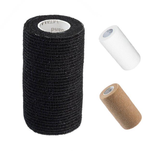 Bandaj elastic autoadeziv, rezistent la apa, 10 *450 cm, Vitammy