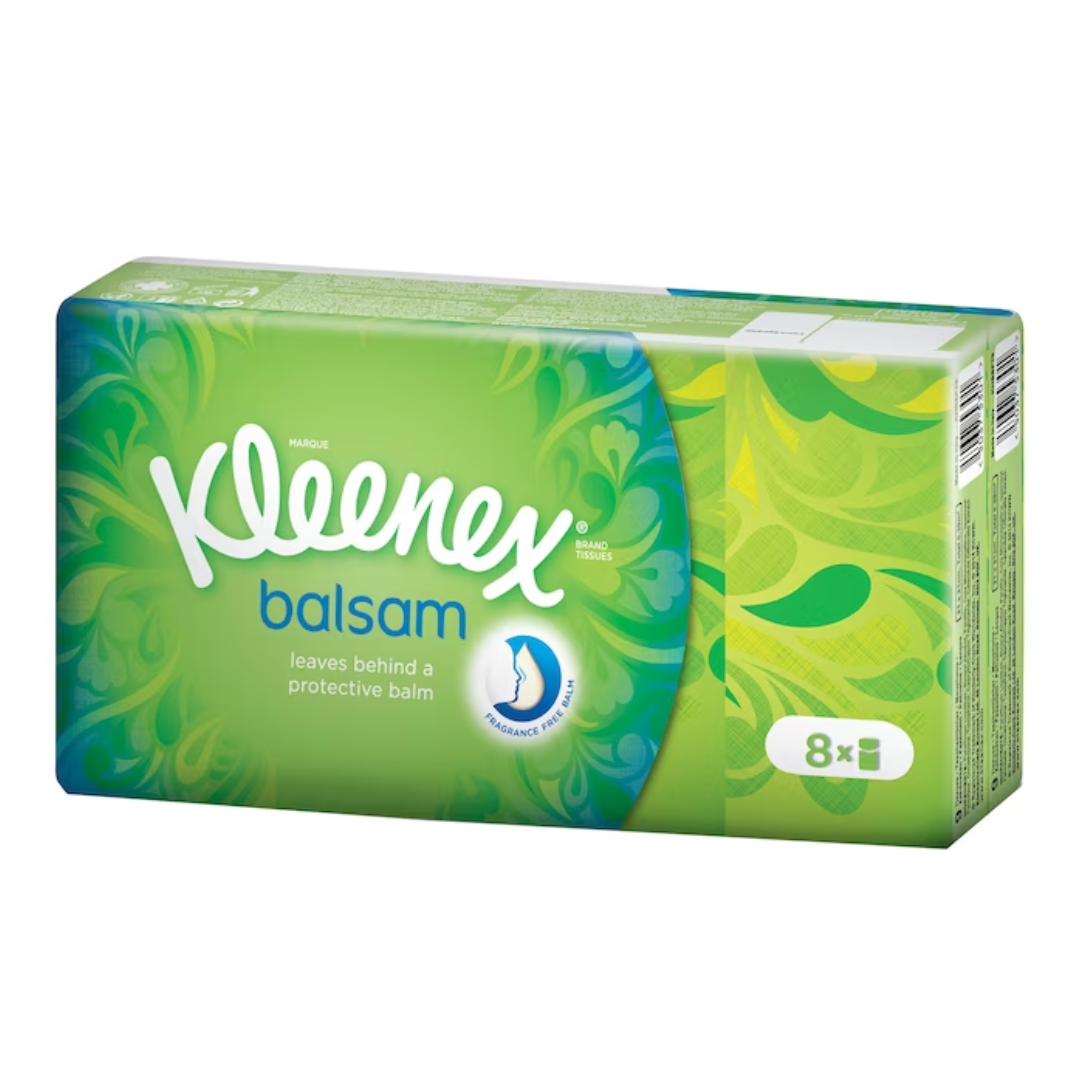 Batiste igienice Balsam, 8 pachete, Kleenex