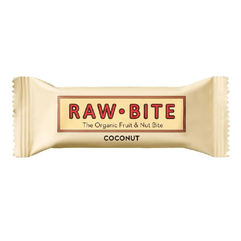Baton fara gluten, Coconut bio, 50 g, Raw Bite