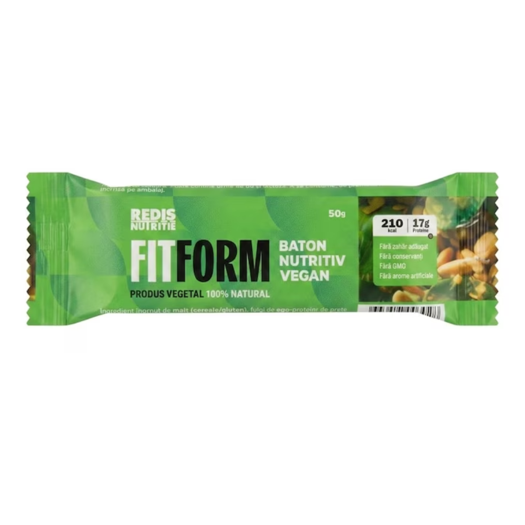 Baton proteic FitForm Bar 50g, Redis