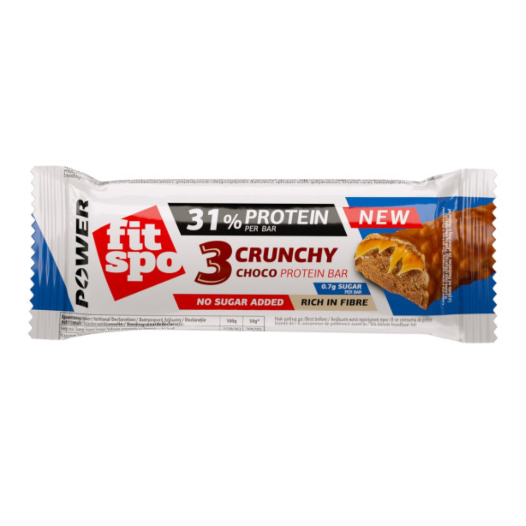 Baton proteic Power Crunchy Choco, 50g, FitSpo