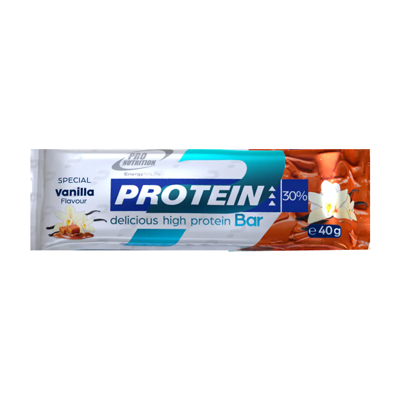 Baton proteic cu vanilie, 40g, Pro Nutrition