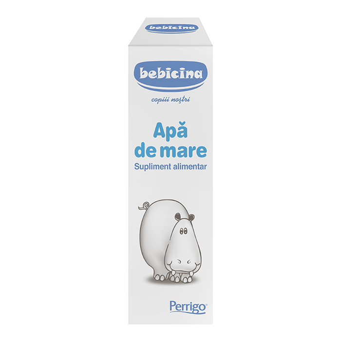 Apa de mare pentru igiena nazala, 30ml, Bebicina
