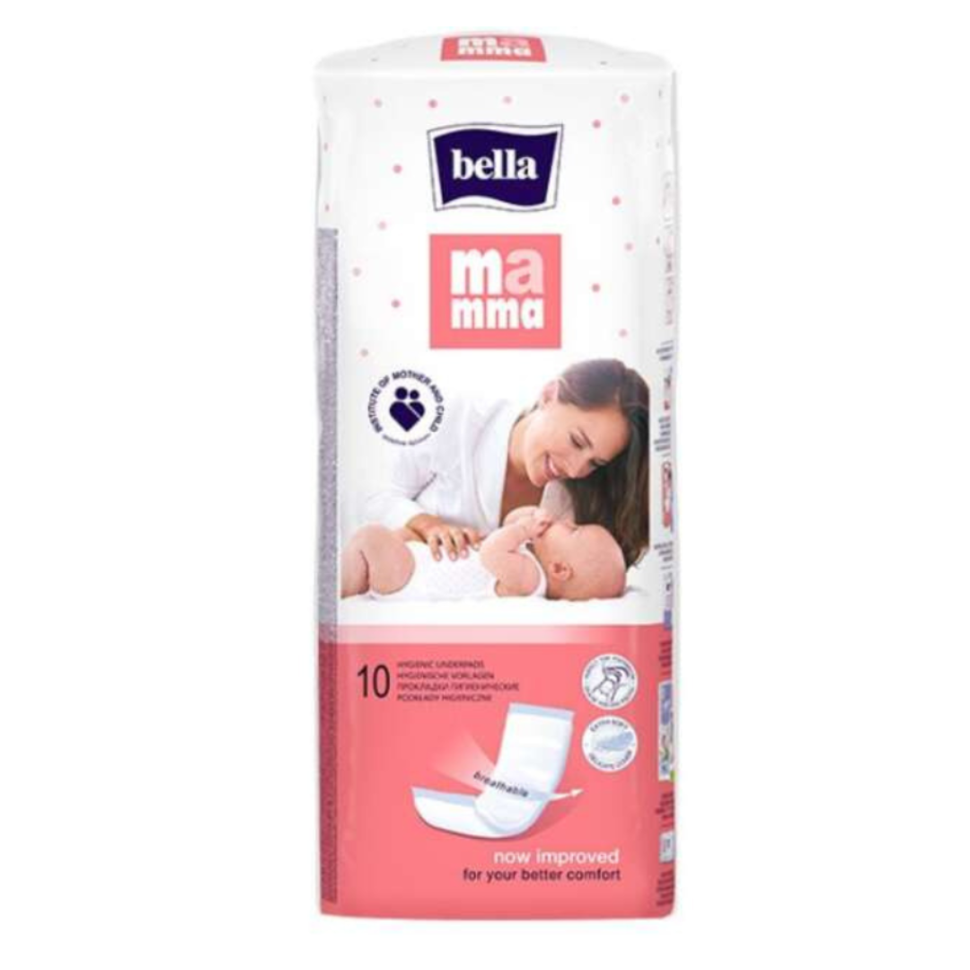 Absorbante pentru lauzie Mamma, 10 bucati, Bella