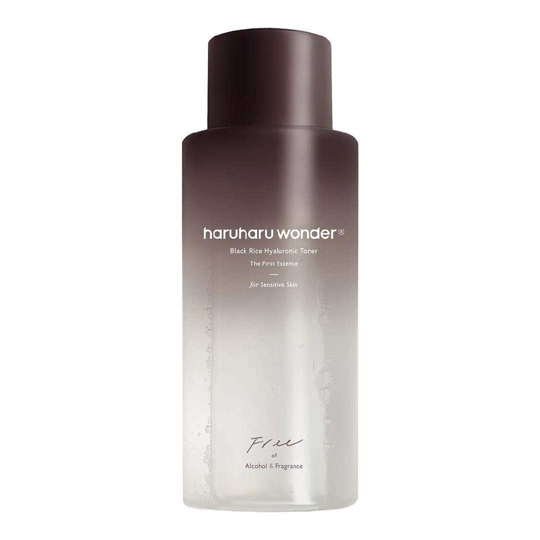 Toner de fata hidratant Black Rice Hyaluronic, 300 ml, Haruharu