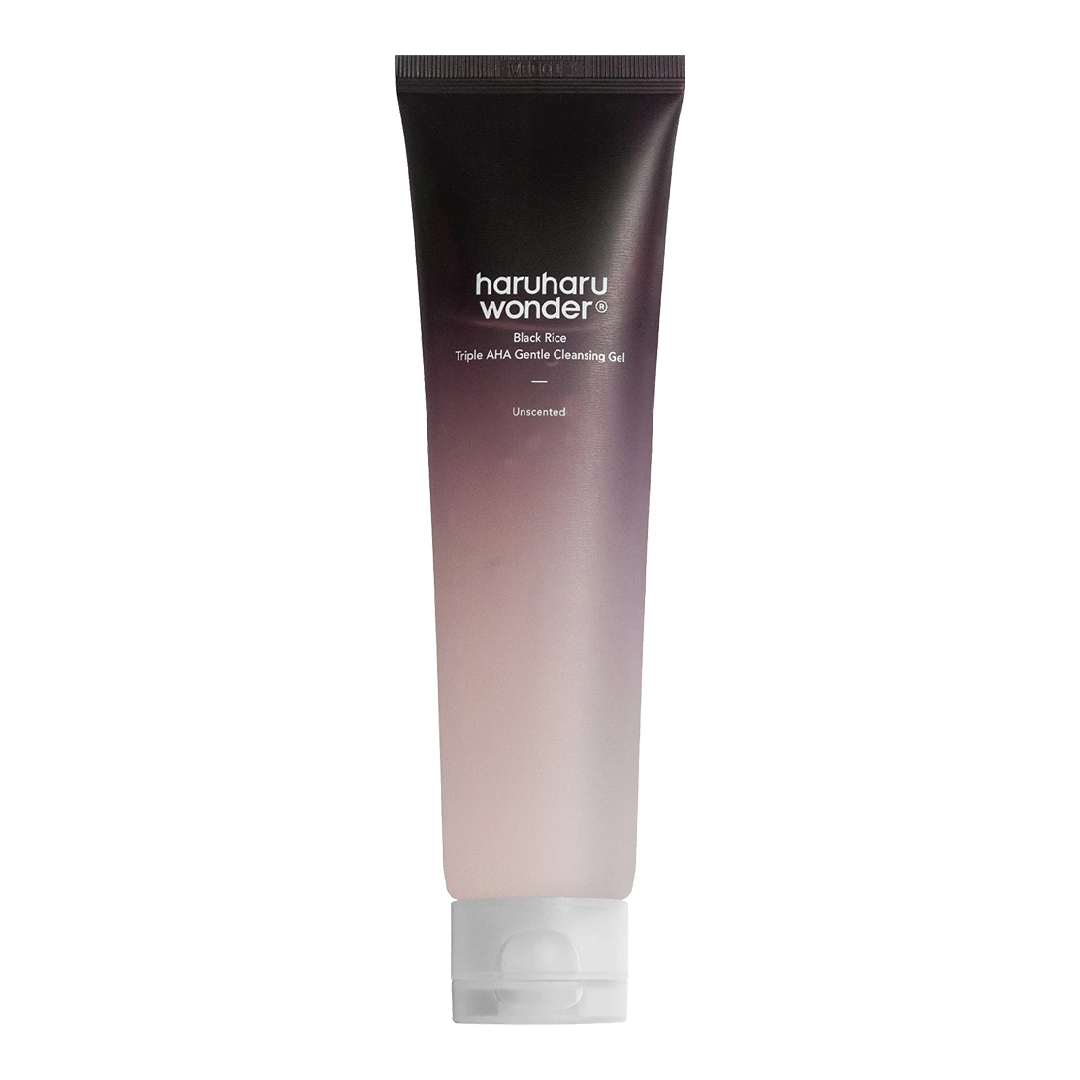 Gel de curatare cu acizi AHA Black Rice, 100 ml, Haruharu