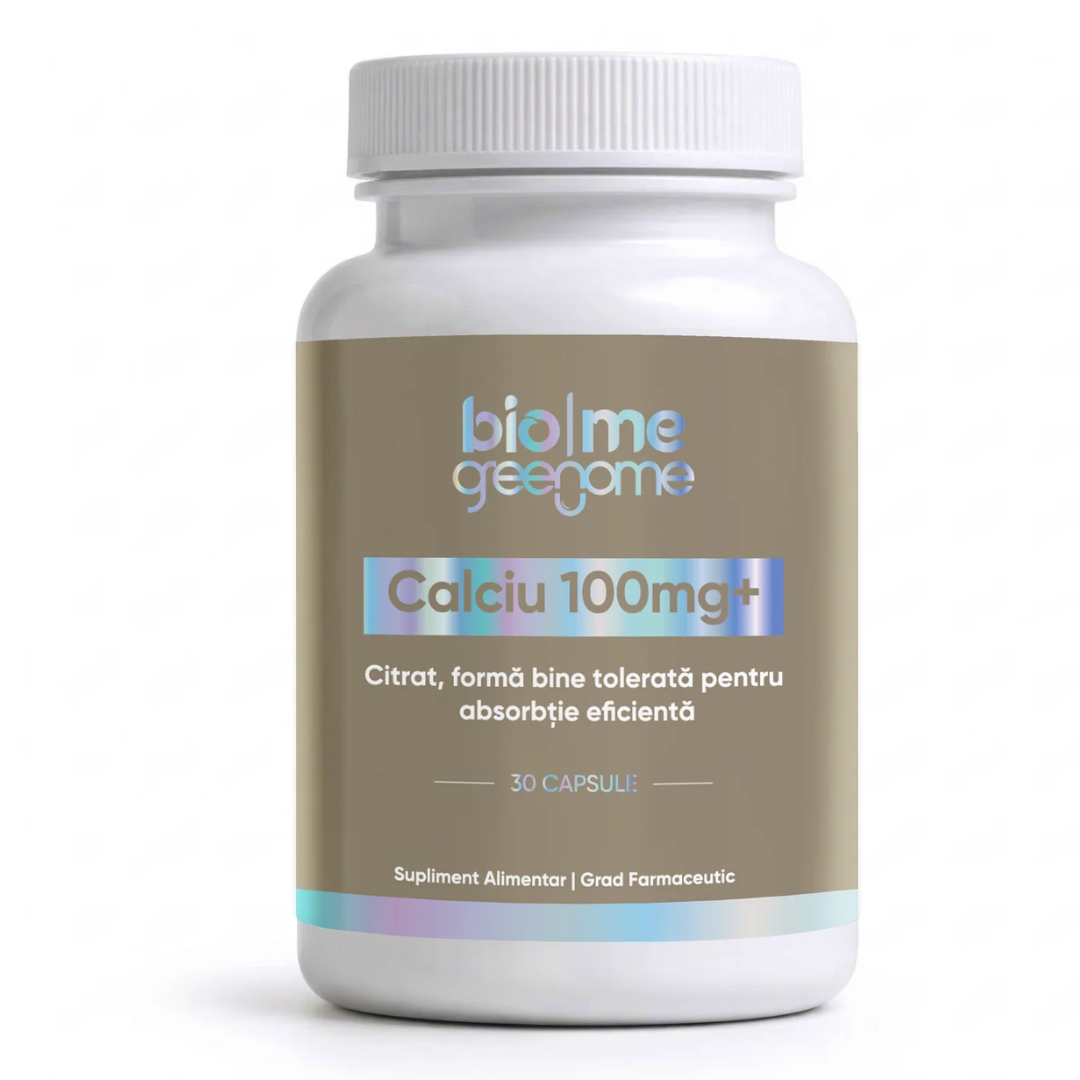 Calciu Citrat, 100mg+, 30 capsule, Biome