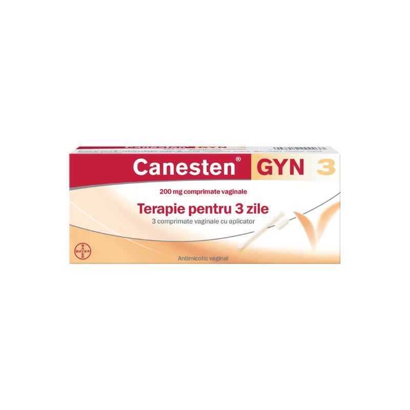 Canesten GYN 3, 200 mg comprimate vaginale, Clotrimazol