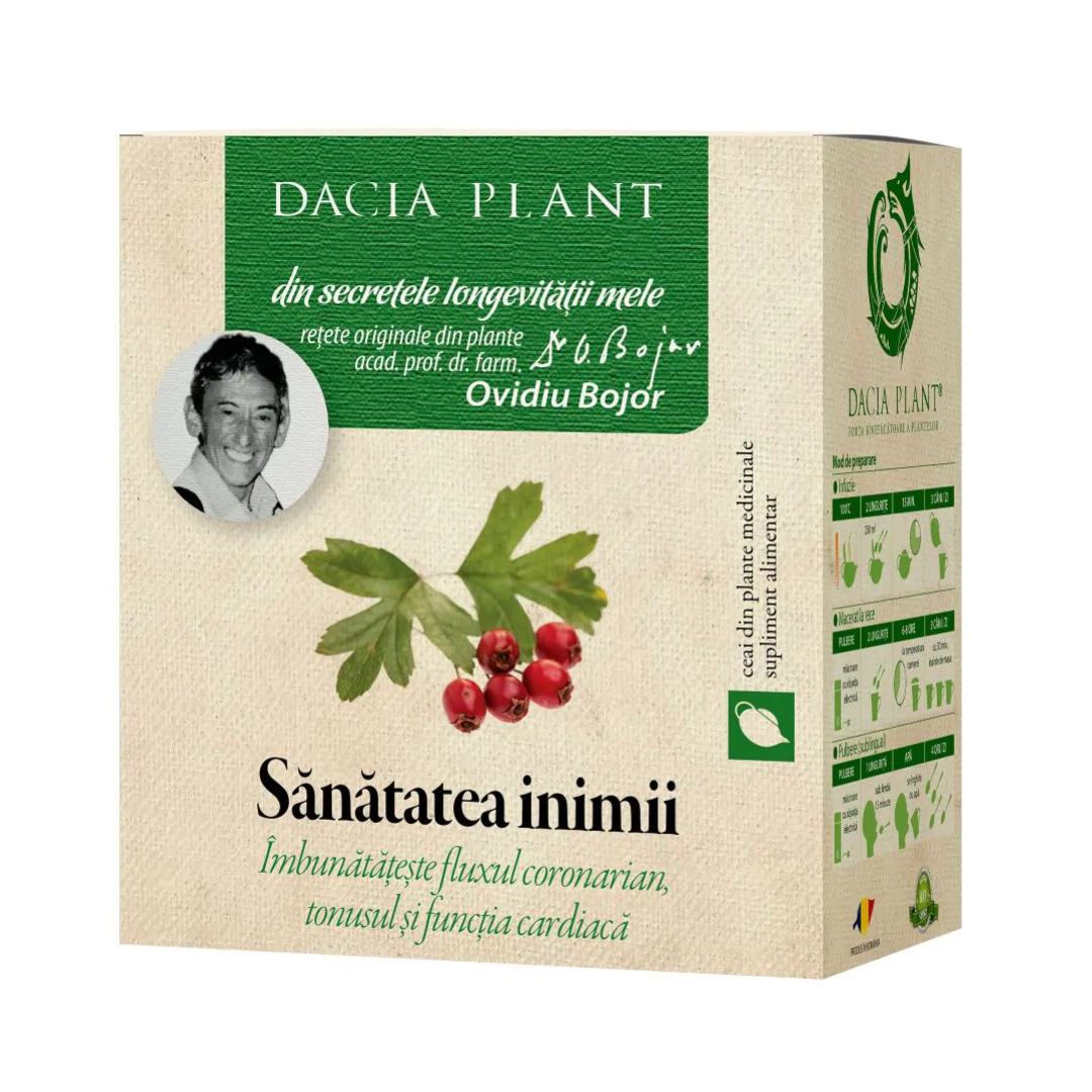 Ceai sanatatea inimii, 50g, Dacia Plant