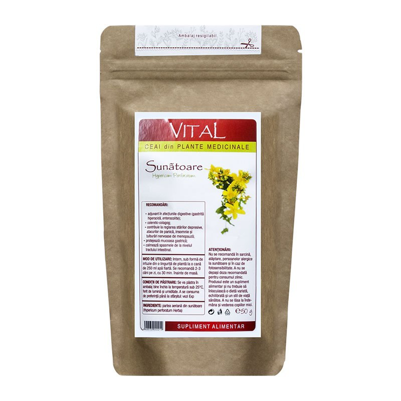 Ceai de Sunatoare, 50g, Plantavorel