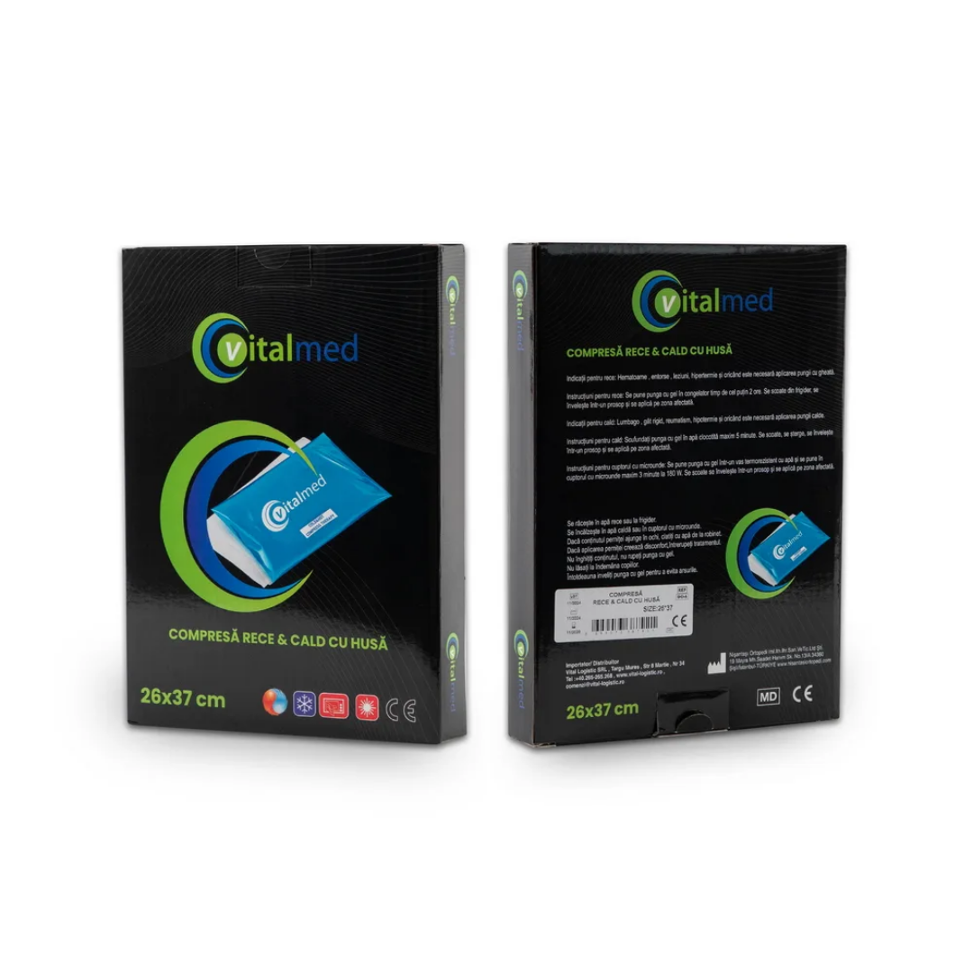 Compresa din gel rece/cald Vitalmed, 26x37