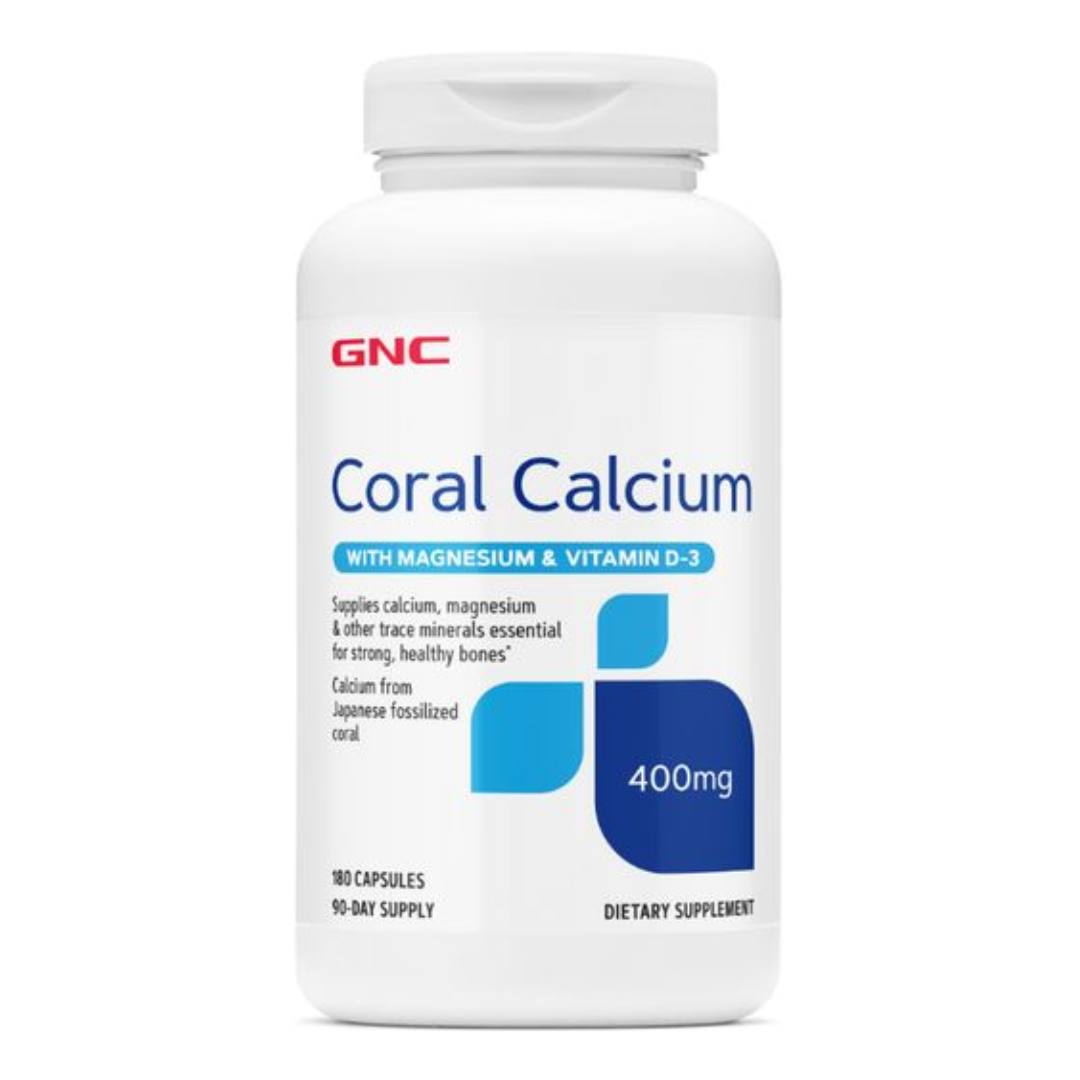 Calciu Coral, 180 comprimate, GNC