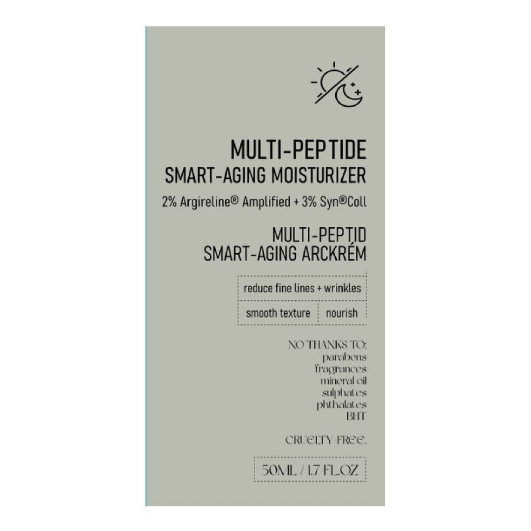Crema hidratanta anti-imbatranire Smart Aging Multi-Peptide, 50 ml, Nerds