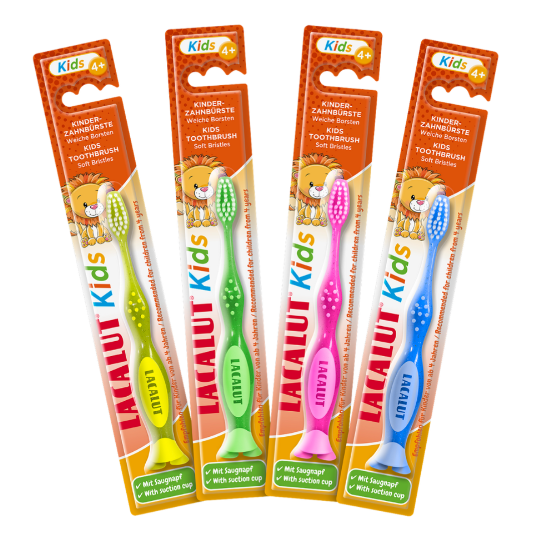 Periuta de dinti pentru copii Kids, +4 ani, 1 bucata, diverse modele, Lacalut