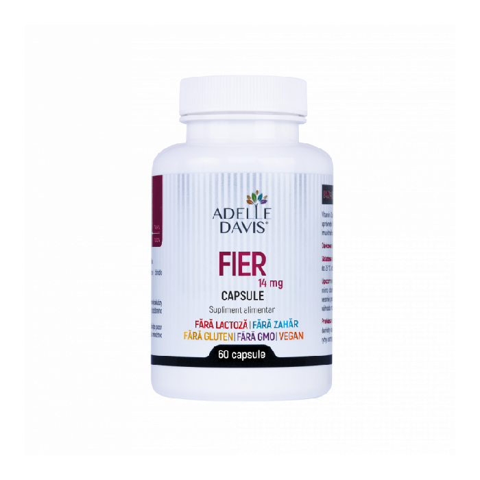 Fier 14 mg, 60 capsule, Adelle Davis