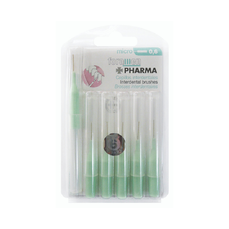 Periuta interdentara dreapta Micro 0.6 mm, Foramen Pharma