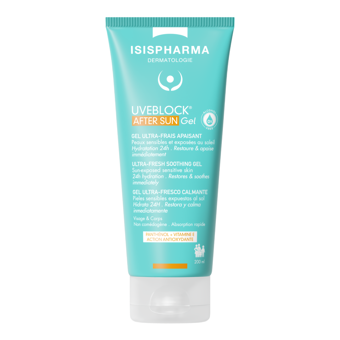 Gel calmant dupa expunerea la soare Uveblock, 200ml, IsisPharma