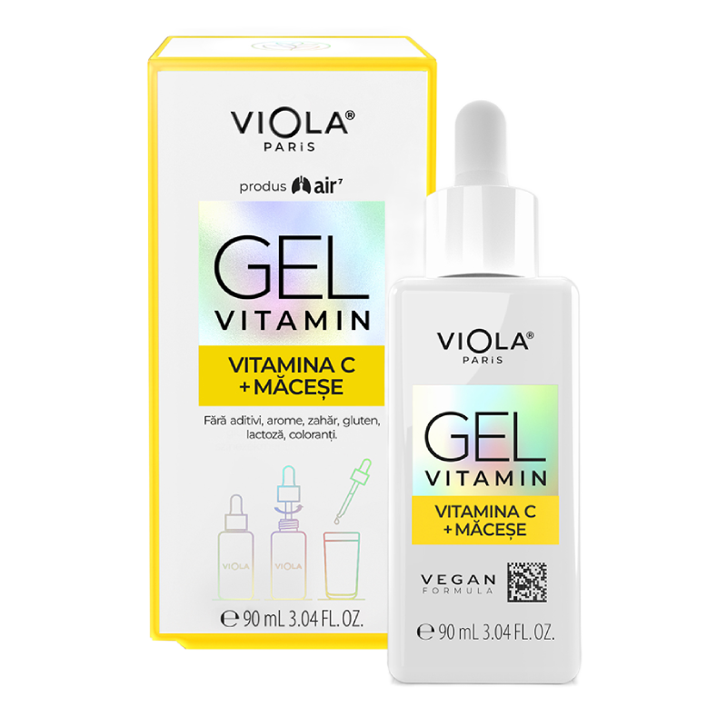Gel cu vitamina C si macese Gel Vitamin, 90 ml, Viola