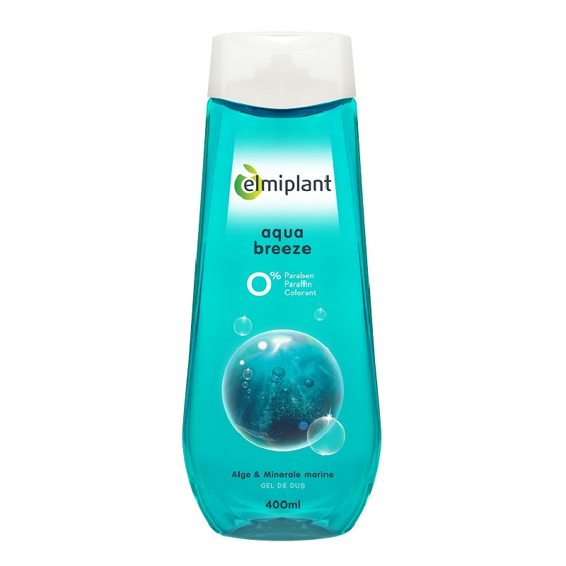 Gel de dus cu uleiuri Aqua breeze, 400ml, Elmiplant